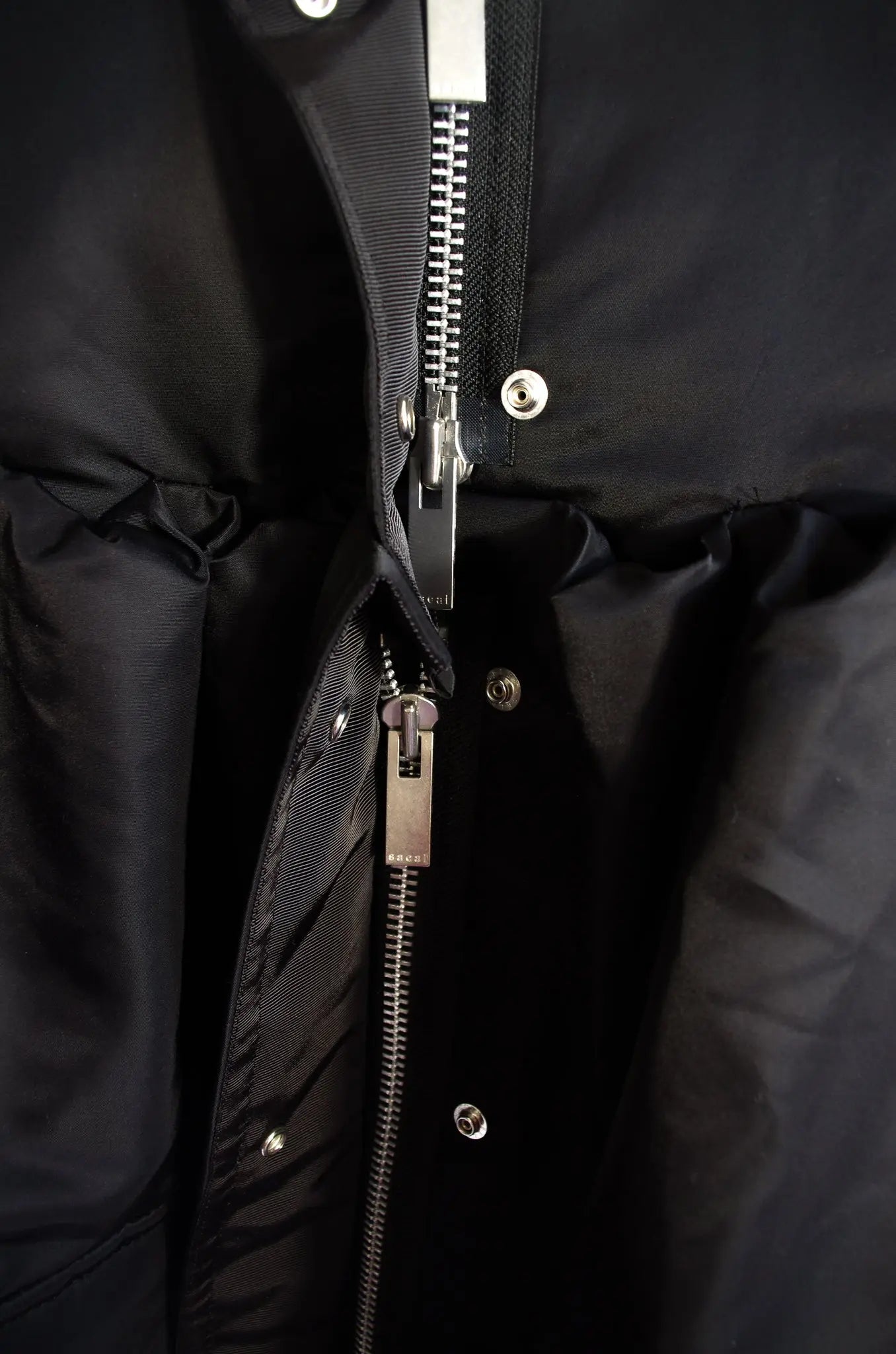 Parka longue oversize matelassée Sacai – Défilé FW2022