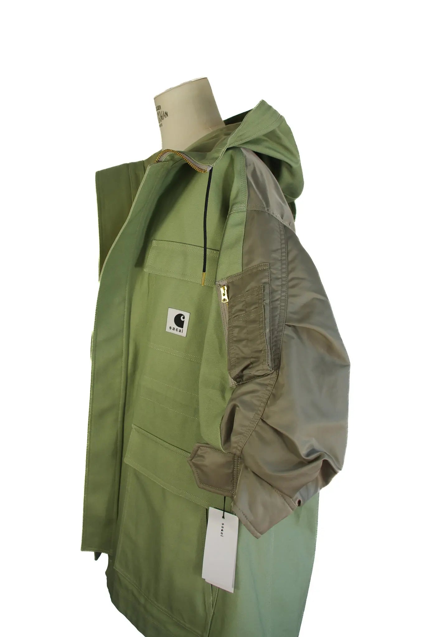 Parka oversize SACAI x CARHARTT – Défilé FW24 – NEUF avec étiquette