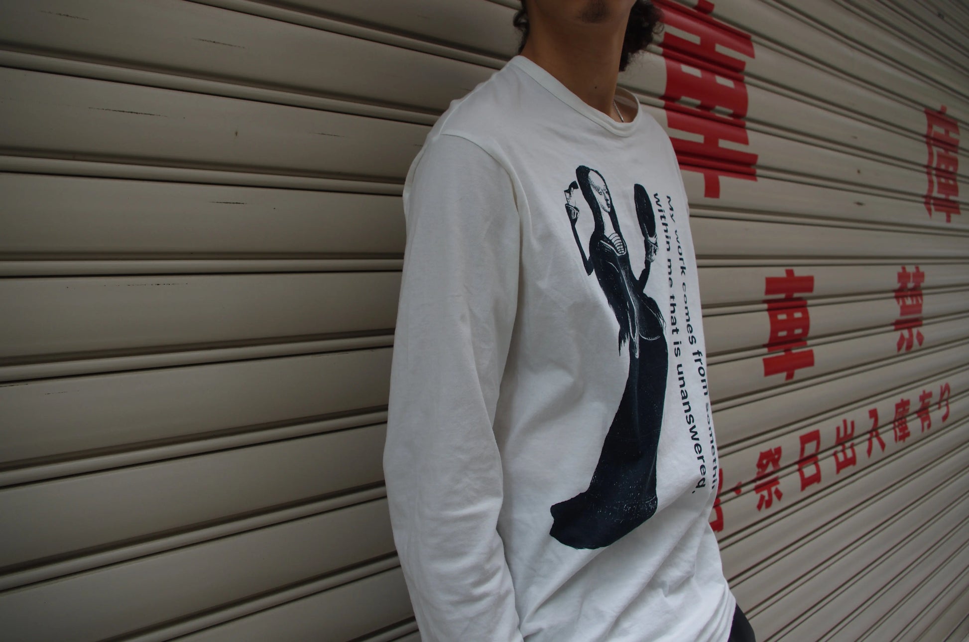 T-shirt long blanc Yohji Yamamoto  – “My work comes from something…”