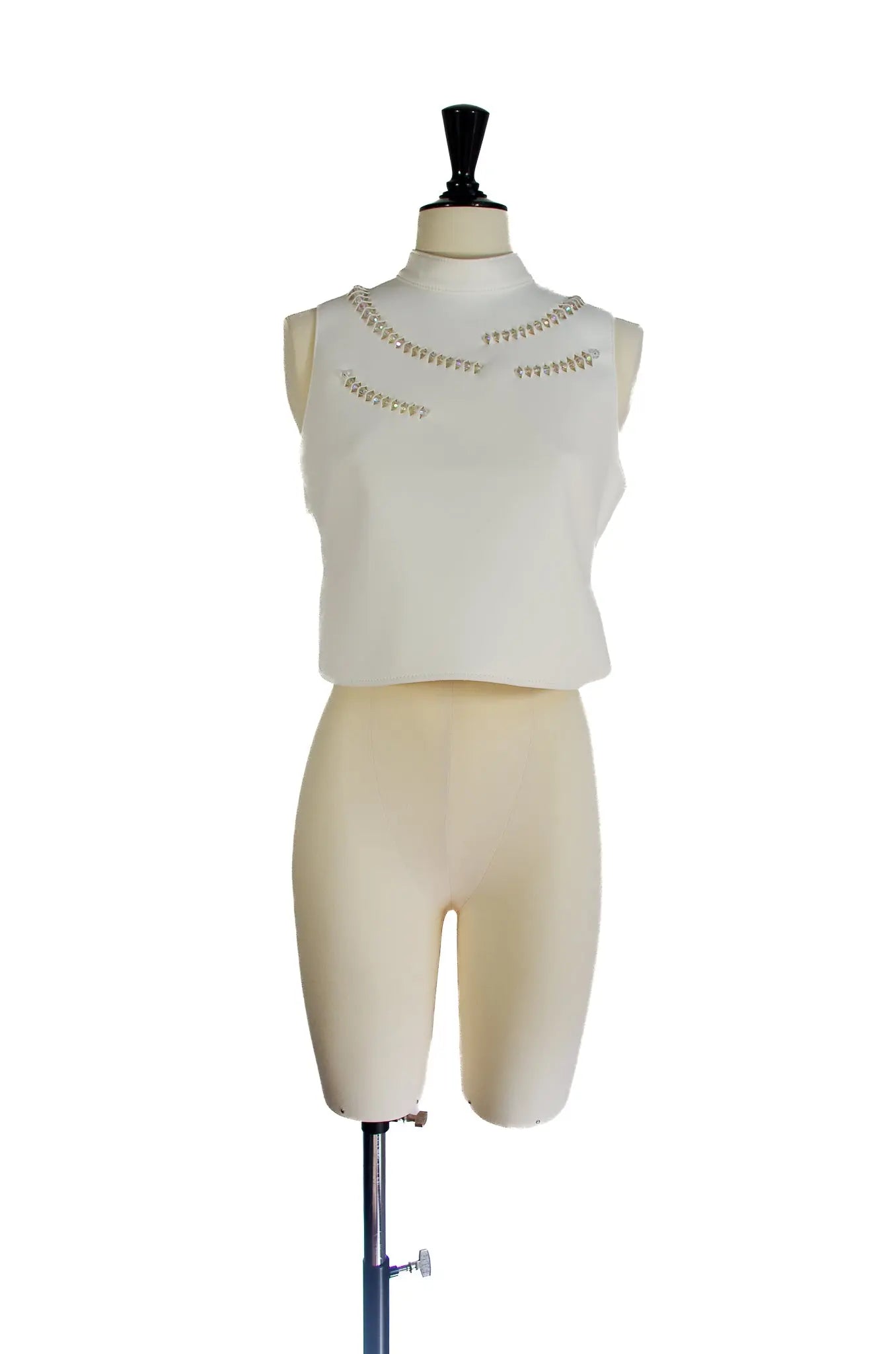 Top Sculptural à Cristaux – noir kei ninomiya AD2019