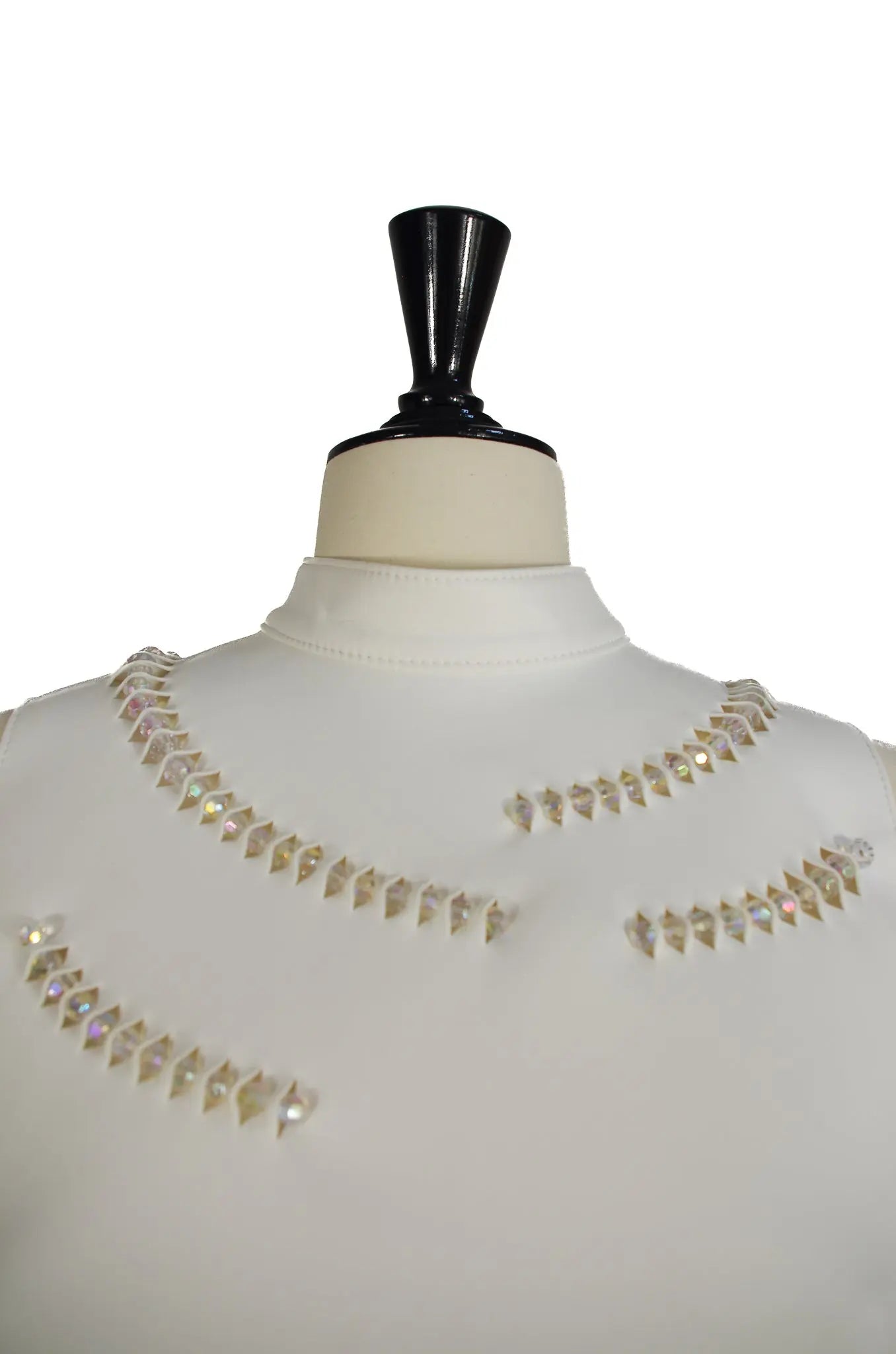 Top Sculptural à Cristaux – noir kei ninomiya AD2019