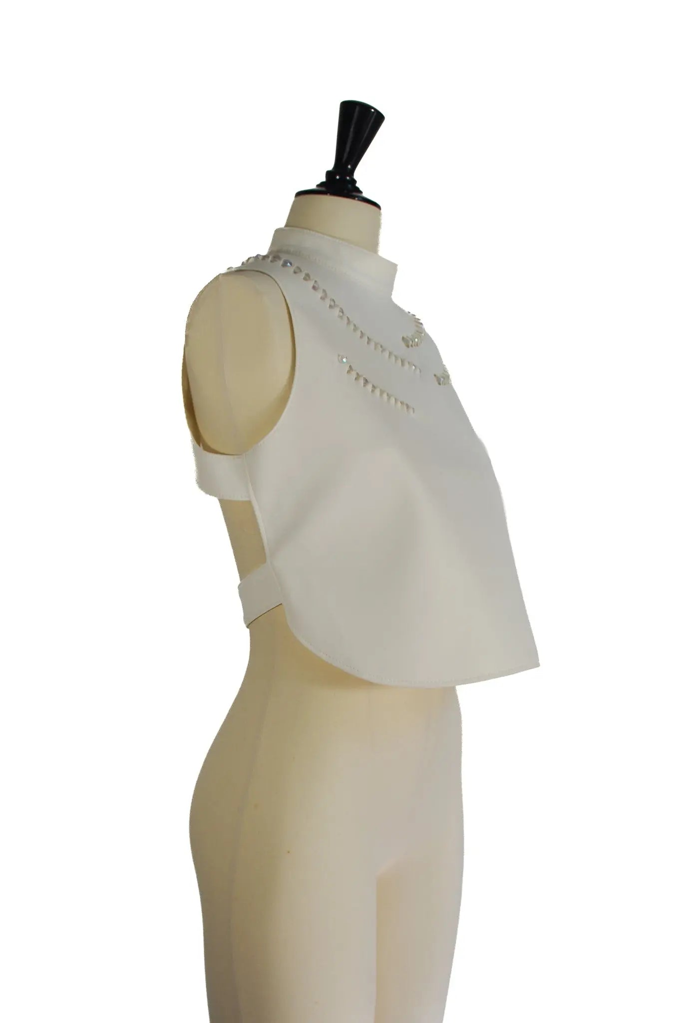 Top Sculptural à Cristaux – noir kei ninomiya AD2019