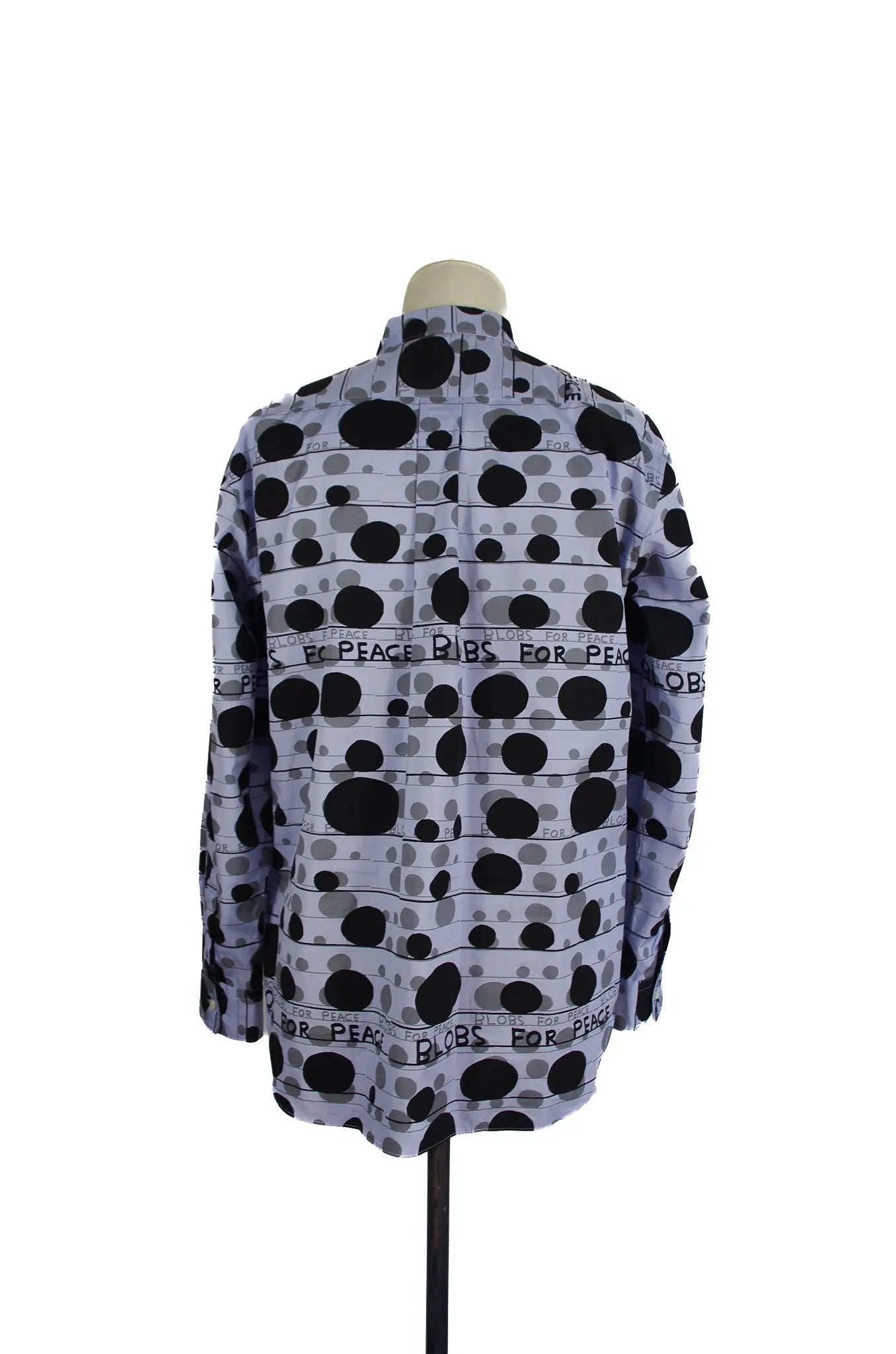 Chemise à imprimé “Peace” – COMME des GARÇONS HOMME DEUX x David Shrigley (AD2021) 