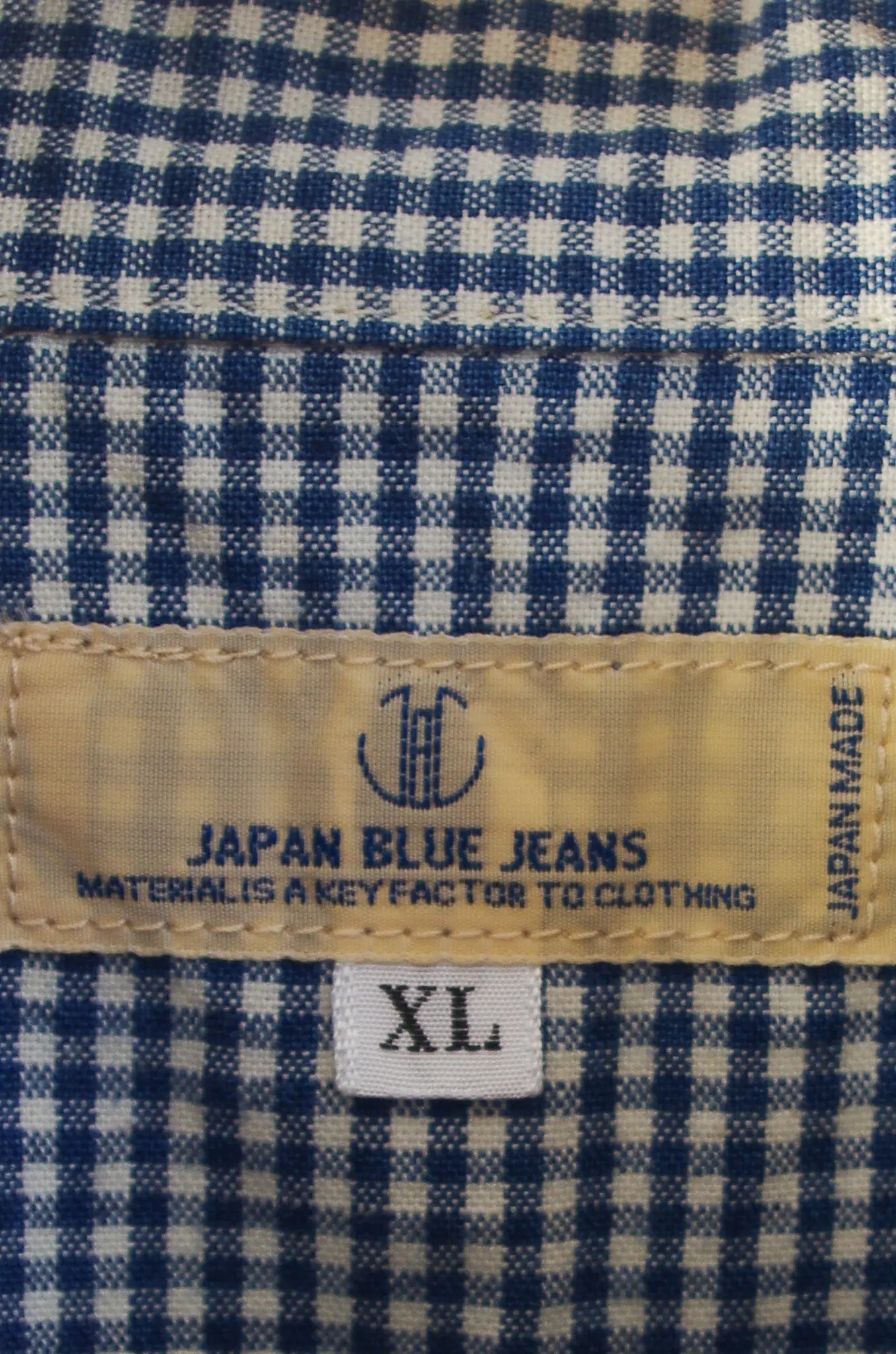 Chemise patchwork – JAPAN BLUE JEANS – NEUVE 