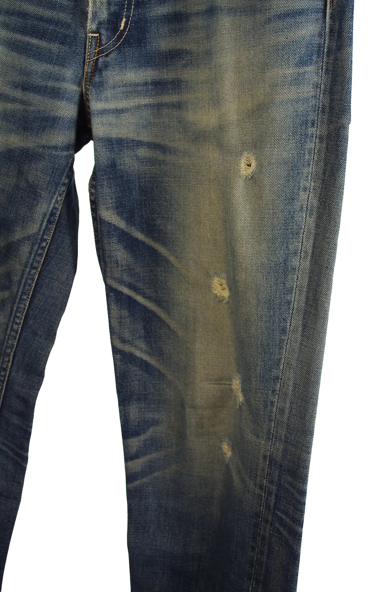 Jean Visvim – Patch Python Véritable – Selvedge Japonais 