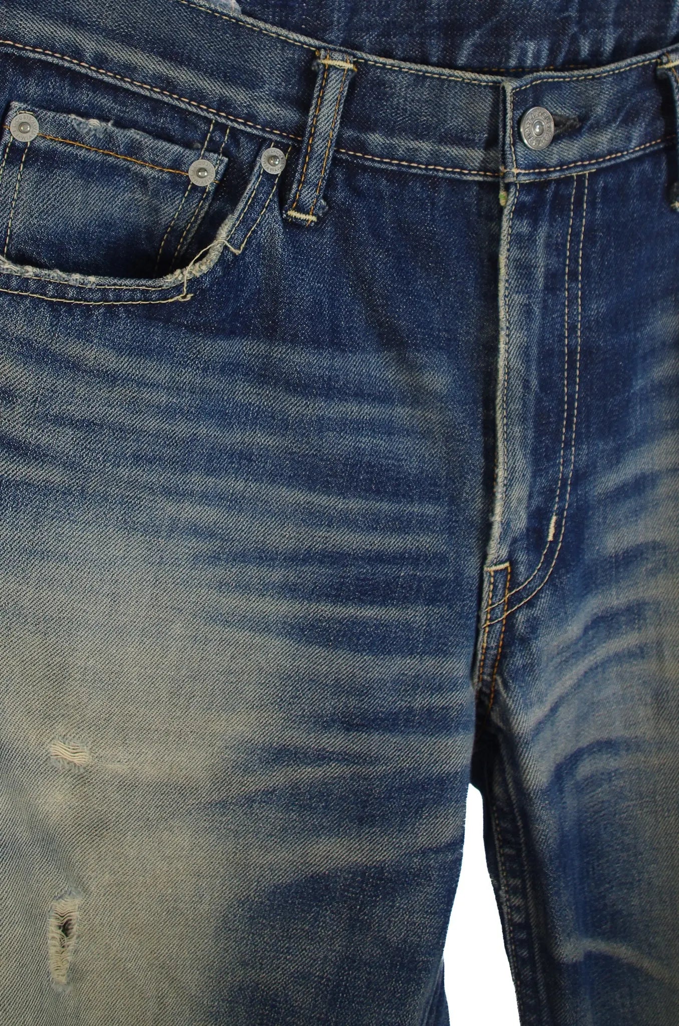 Jean Visvim – Patch Python Véritable – Selvedge Japonais 