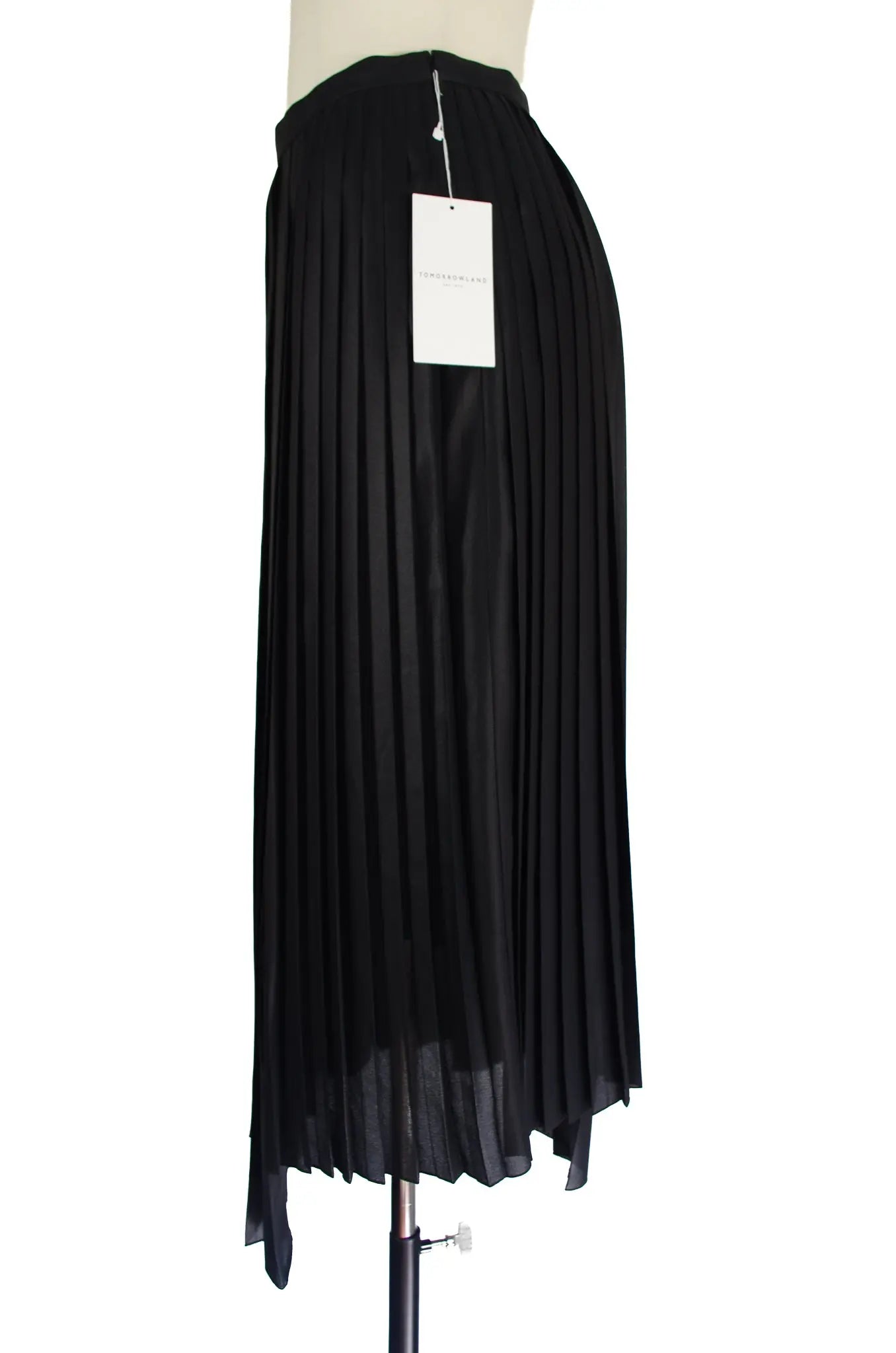 Jupe plissée noire – TOMORROWLAND (Neuve avec étiquette) 
