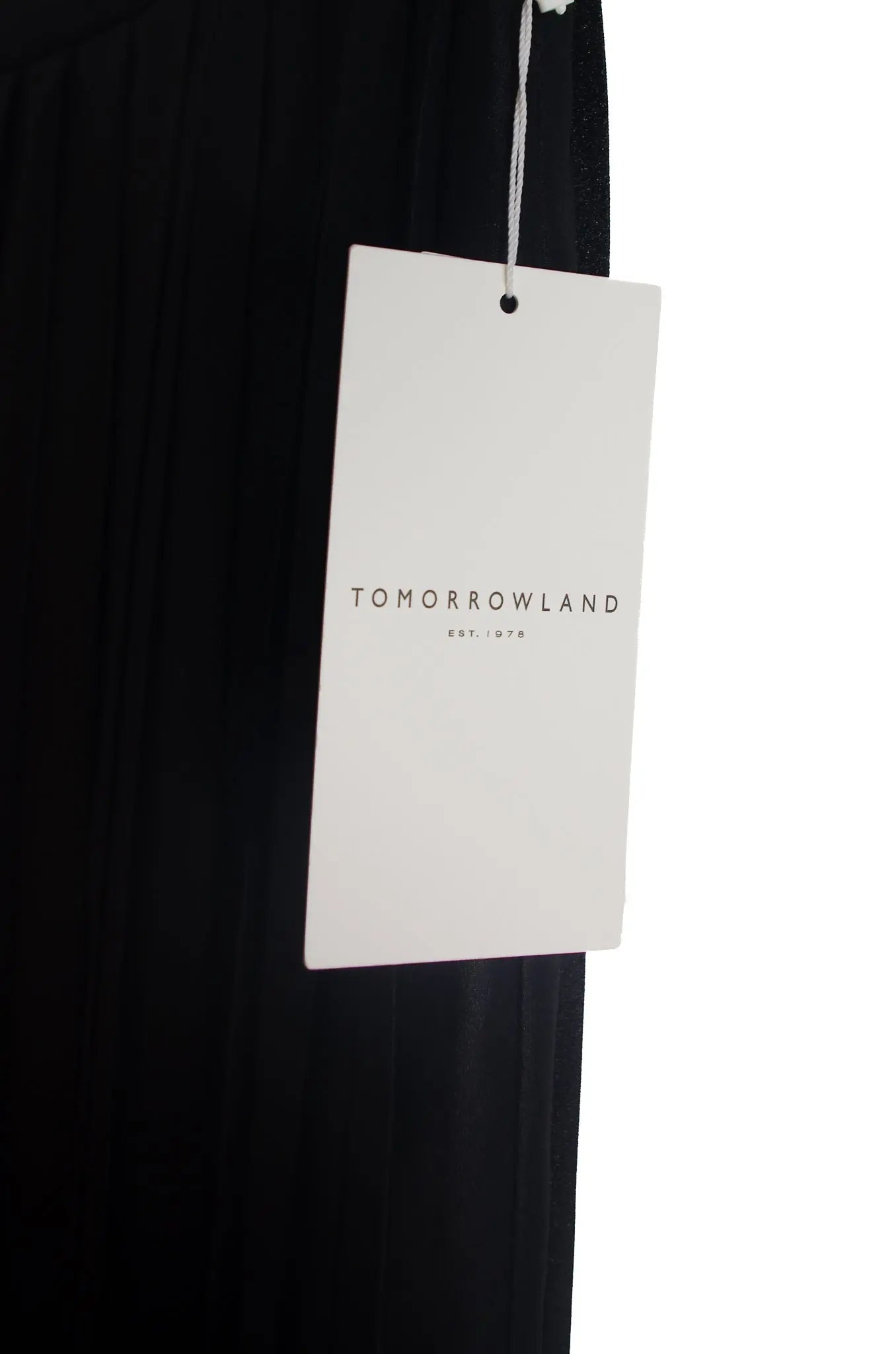 Jupe plissée noire – TOMORROWLAND (Neuve avec étiquette) 