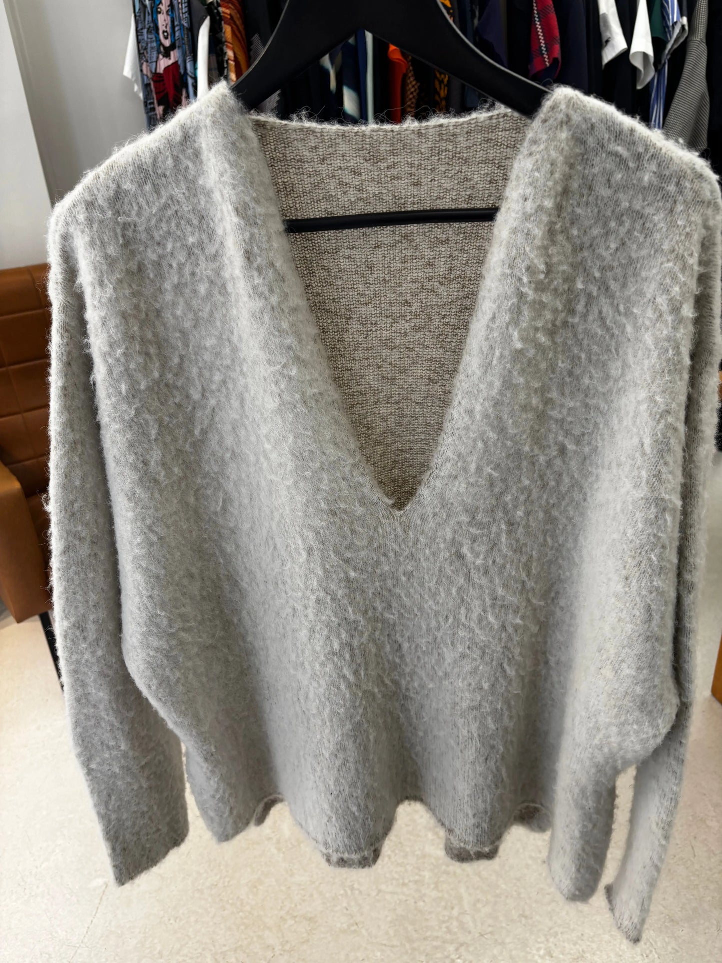 Mame Kurogouchi – Brushed Alpaca Knitted Top – Pre-Fall 2023 