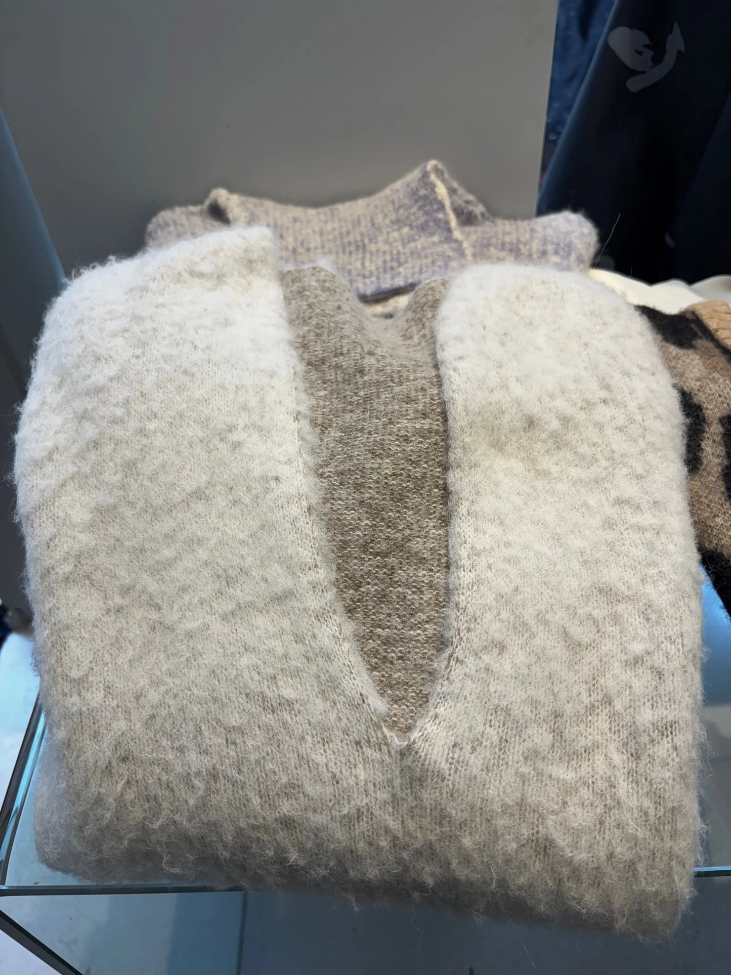 Mame Kurogouchi – Brushed Alpaca Knitted Top – Pre-Fall 2023 