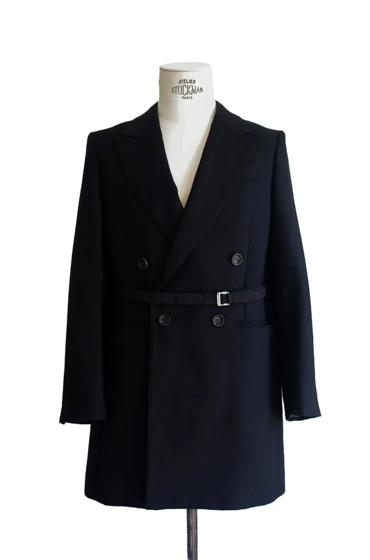 Manteau croisé en laine ceinturé – Beautiful People (CREATION–TOKYO) 