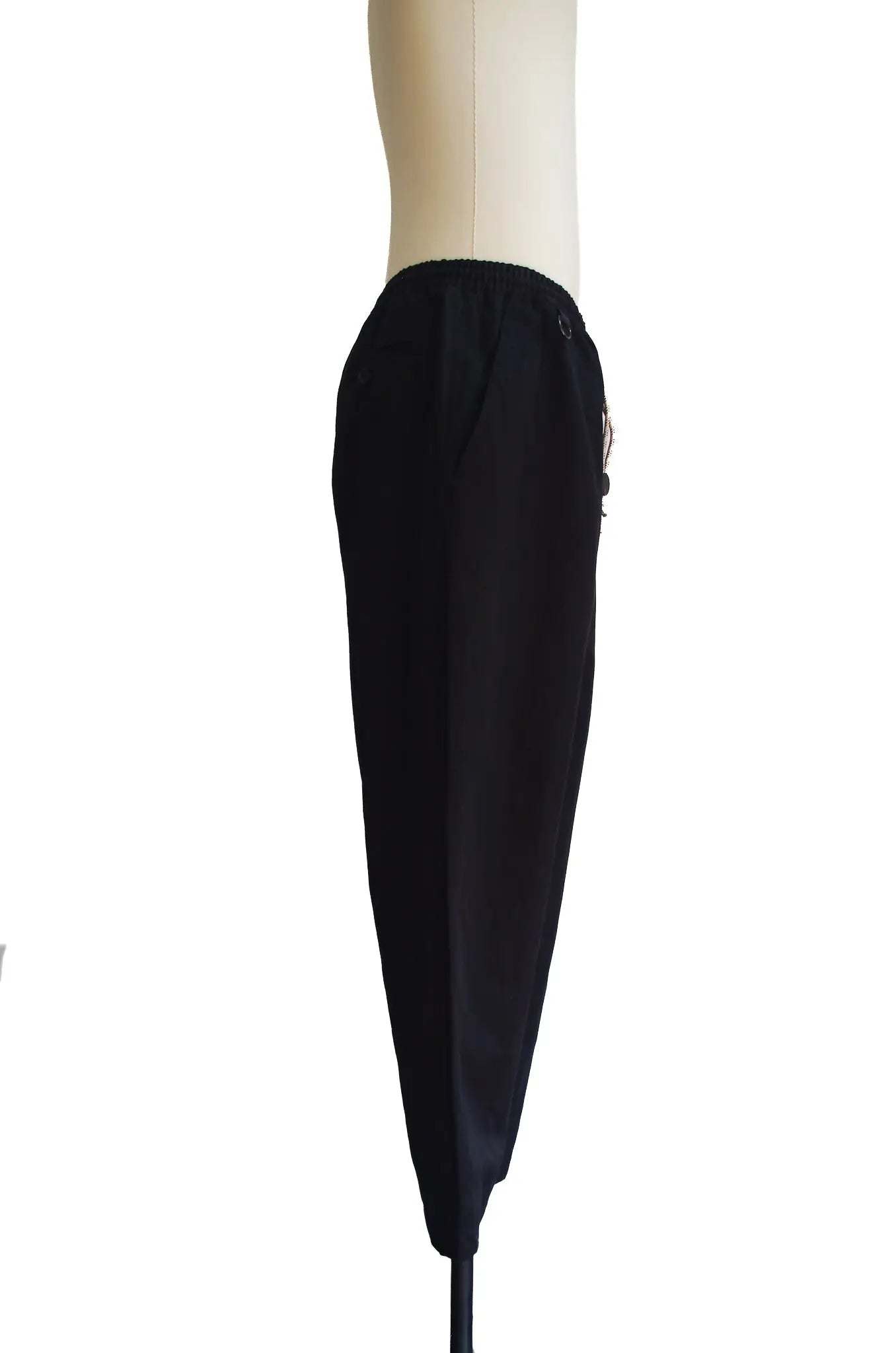 Pantalon Ceinturé Noir - COMME des GARÇONS HOMME (AD2023) 