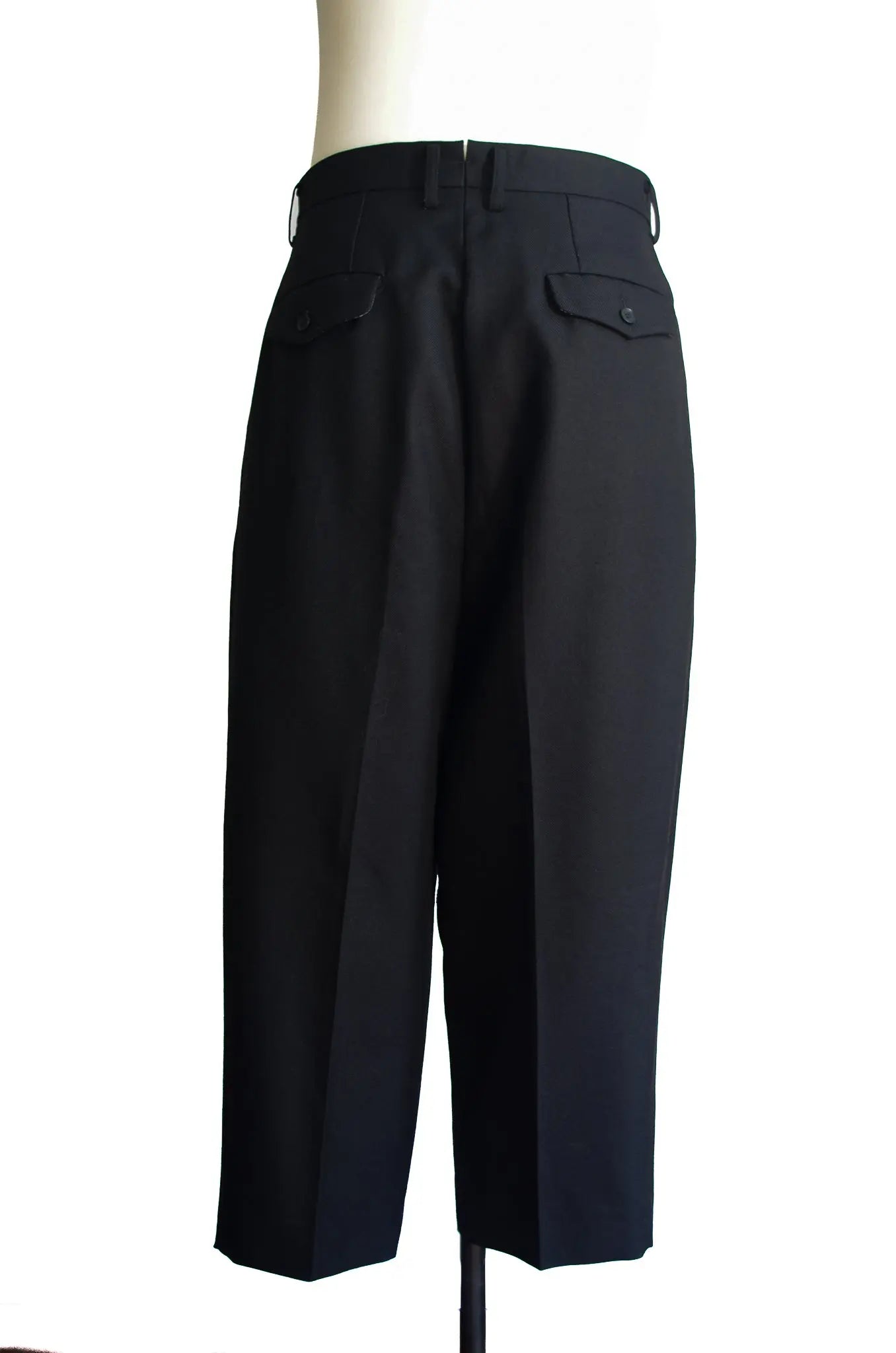 Pantalon Tailleur Drapé à Poches Boutonnées – JUNYA WATANABE MAN - COMME des GARÇONS AD2021 