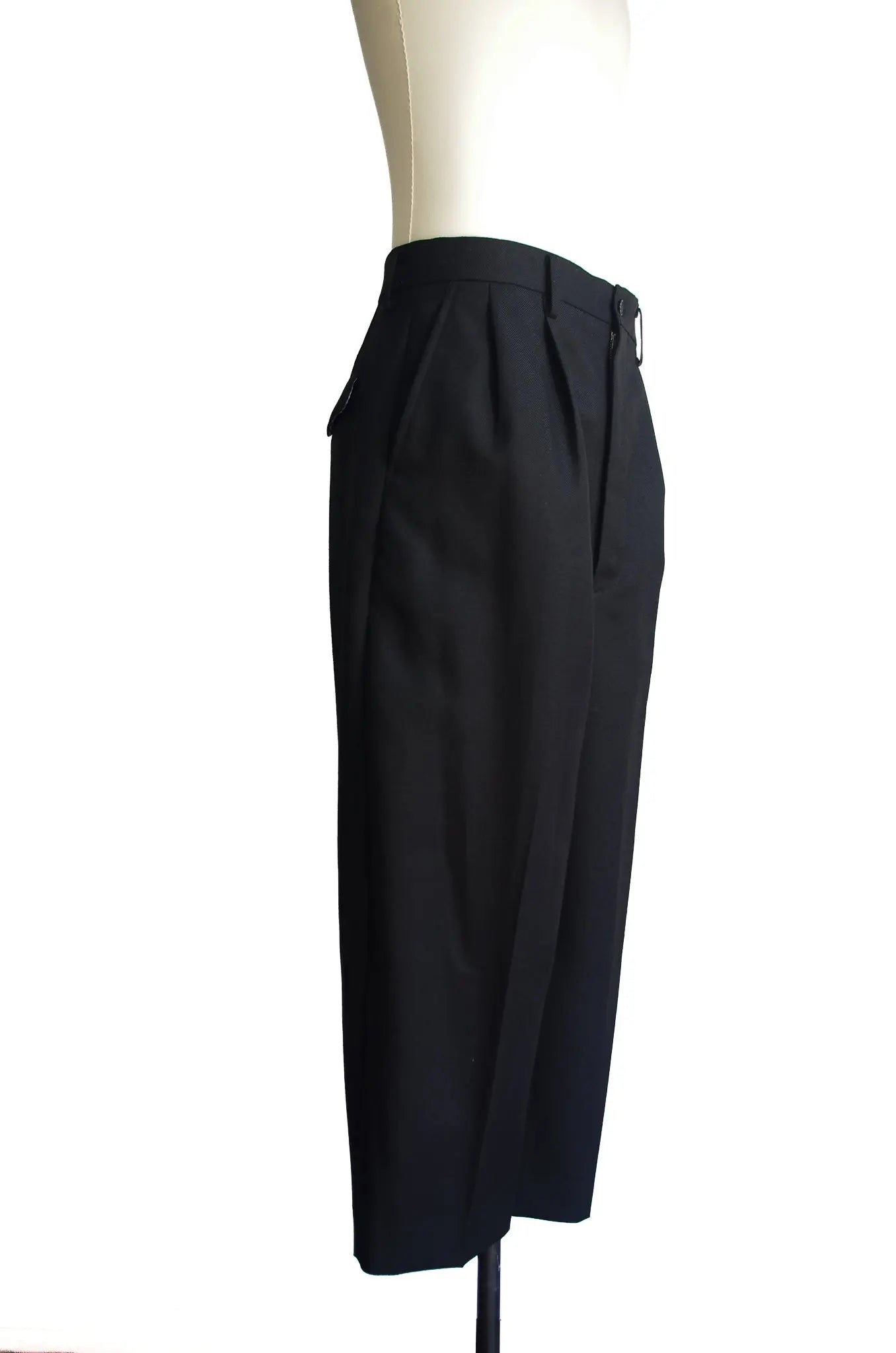 Pantalon Tailleur Drapé à Poches Boutonnées – JUNYA WATANABE MAN - COMME des GARÇONS AD2021 