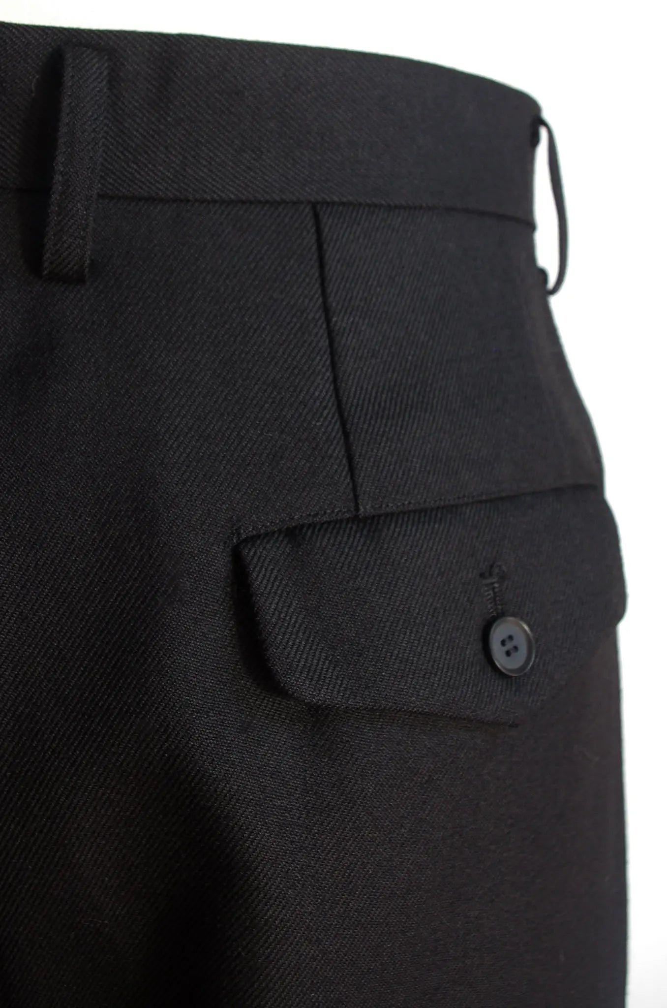 Pantalon Tailleur Drapé à Poches Boutonnées – JUNYA WATANABE MAN - COMME des GARÇONS AD2021 