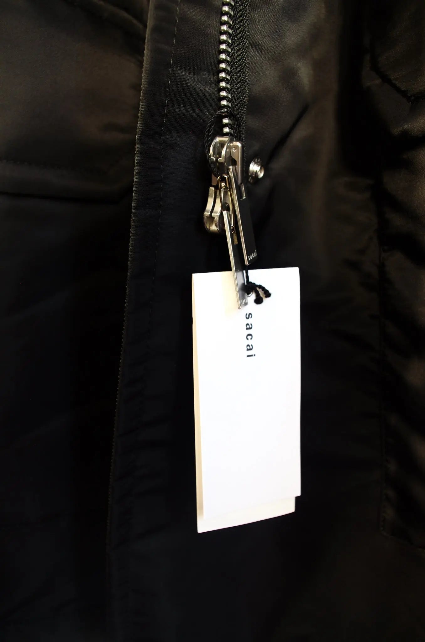 Parka longue oversize matelassée Sacai – Défilé FW2022 