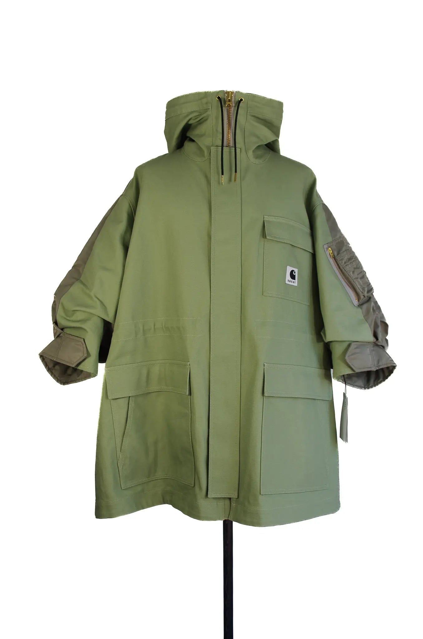 Parka oversize SACAI x CARHARTT – Défilé FW24 – NEUF avec étiquette 