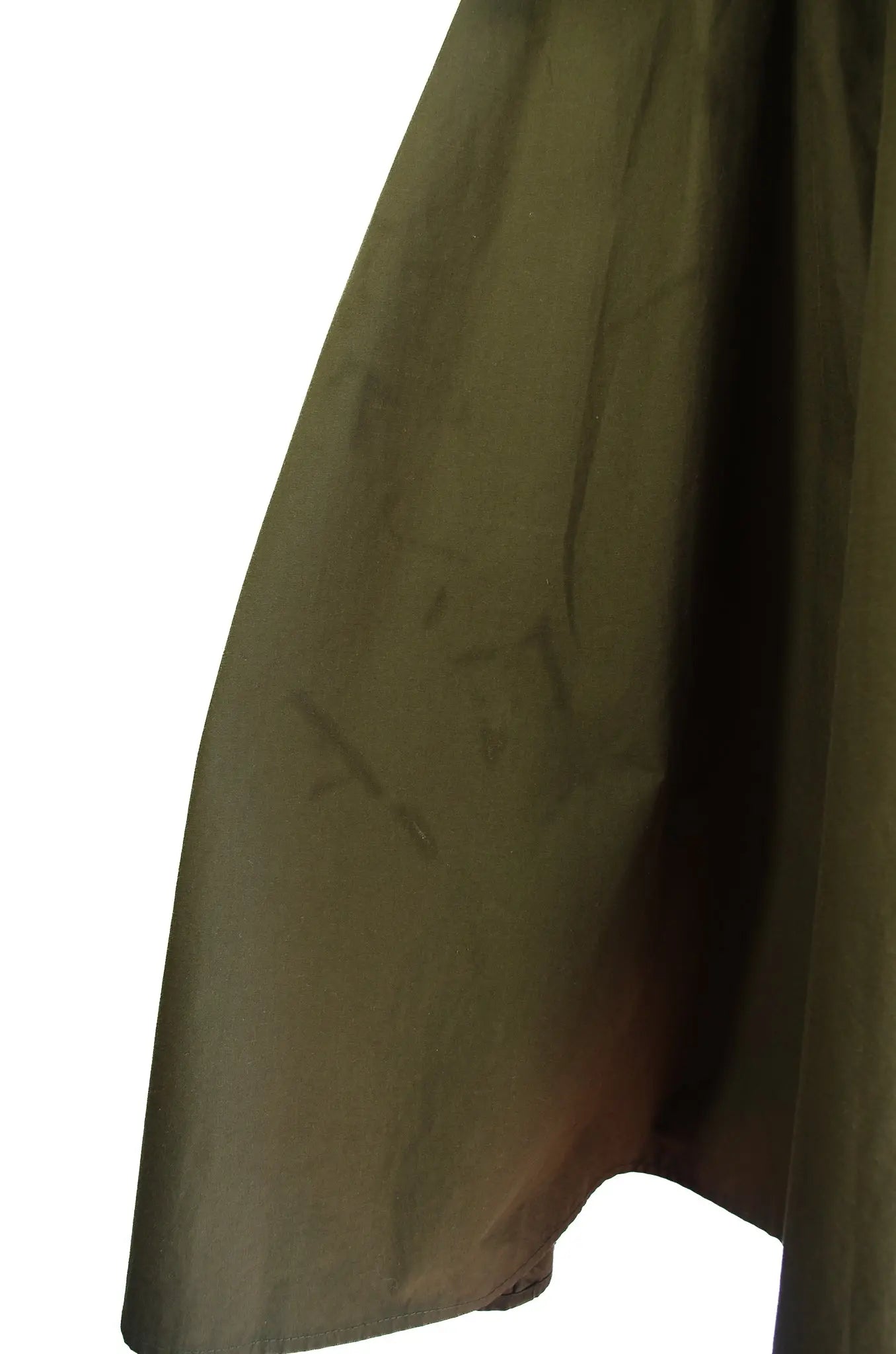 Robe Longue Kaki & Marine en Coton et Laine – RUMCHE (Made in Japan) 