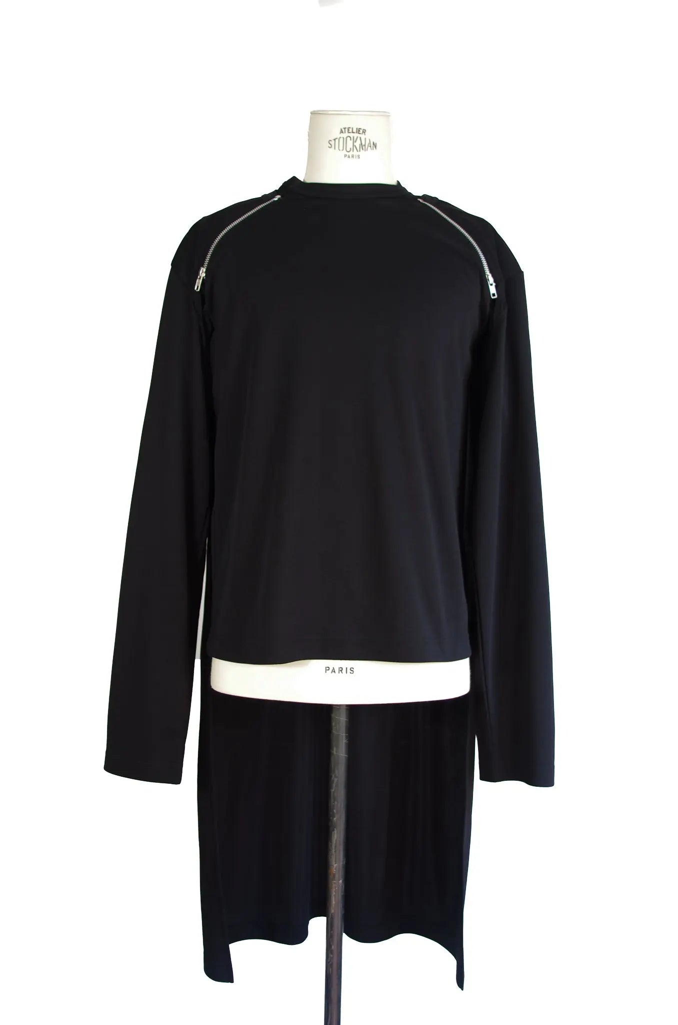 T-shirt Long Asymétrique à Zips – COMME des GARÇONS HOMME PLUS AD2024 