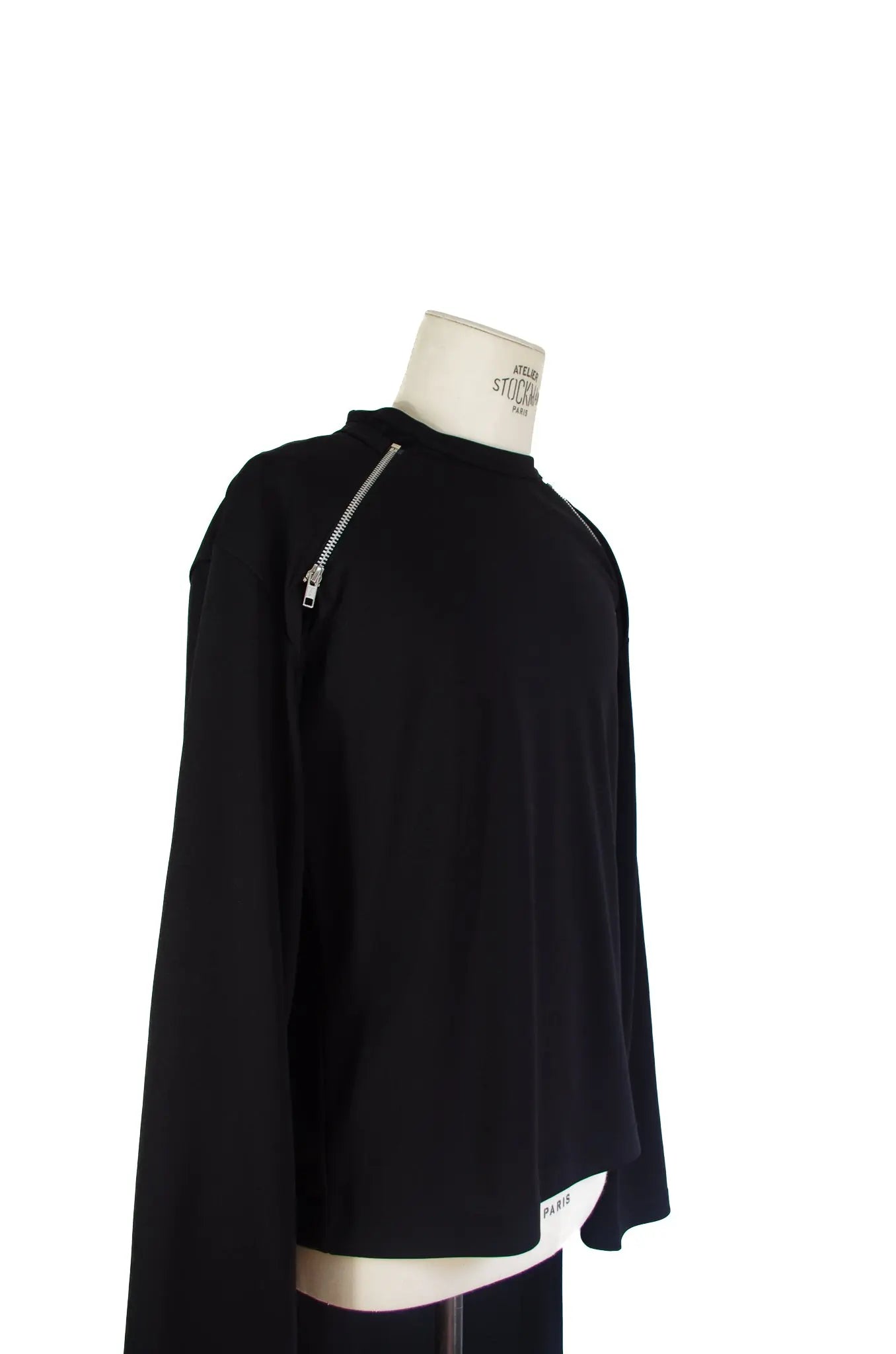 T-shirt Long Asymétrique à Zips – COMME des GARÇONS HOMME PLUS AD2024 