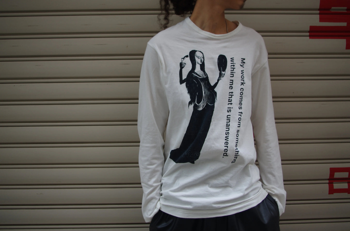 T-shirt long blanc Yohji Yamamoto  – “My work comes from something…” 