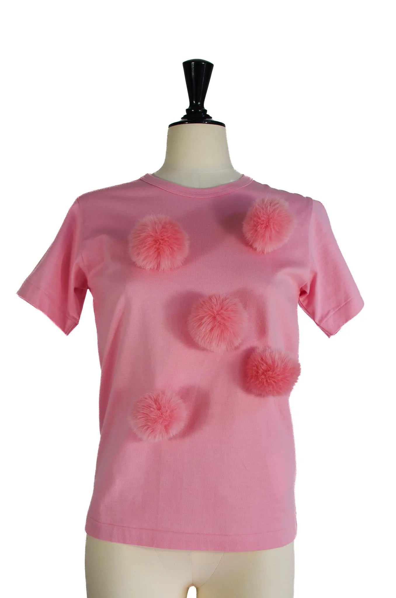 T-shirt rose à pompons – COMME des GARÇONS GIRL 