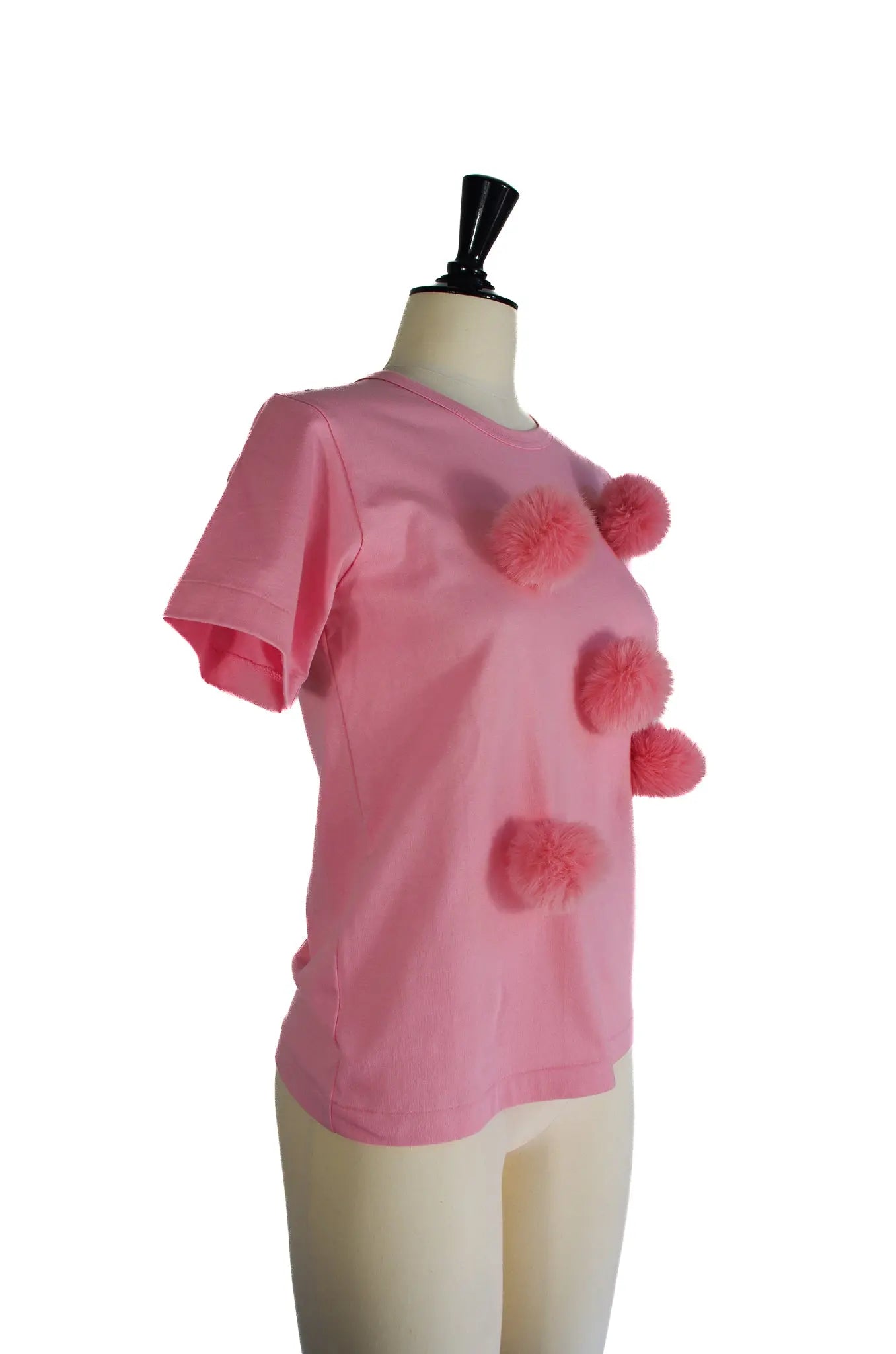 T-shirt rose à pompons – COMME des GARÇONS GIRL 