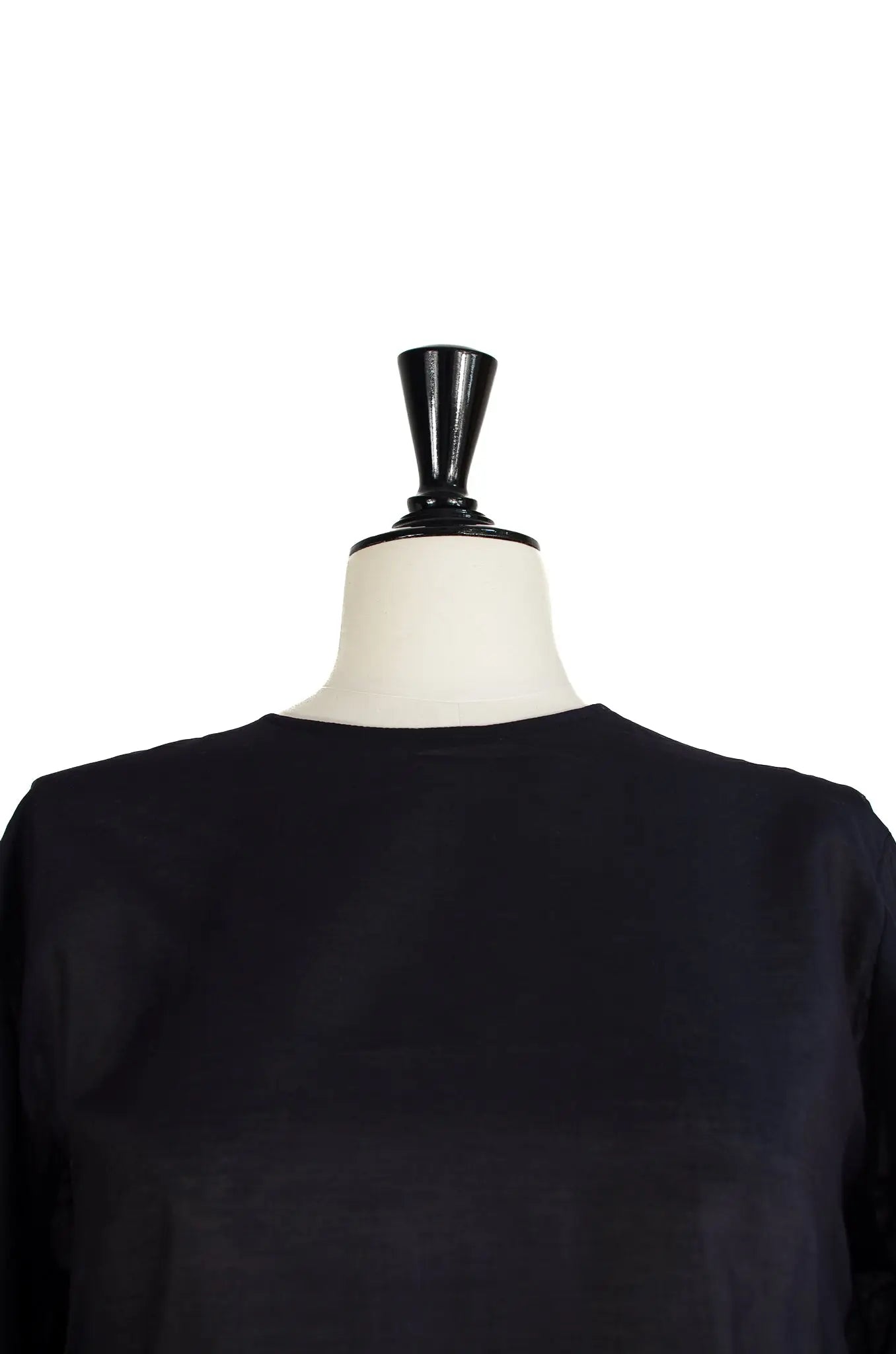 Top Bleu Marine à Manches Nouées – ESTNATION (Made in Japan) 