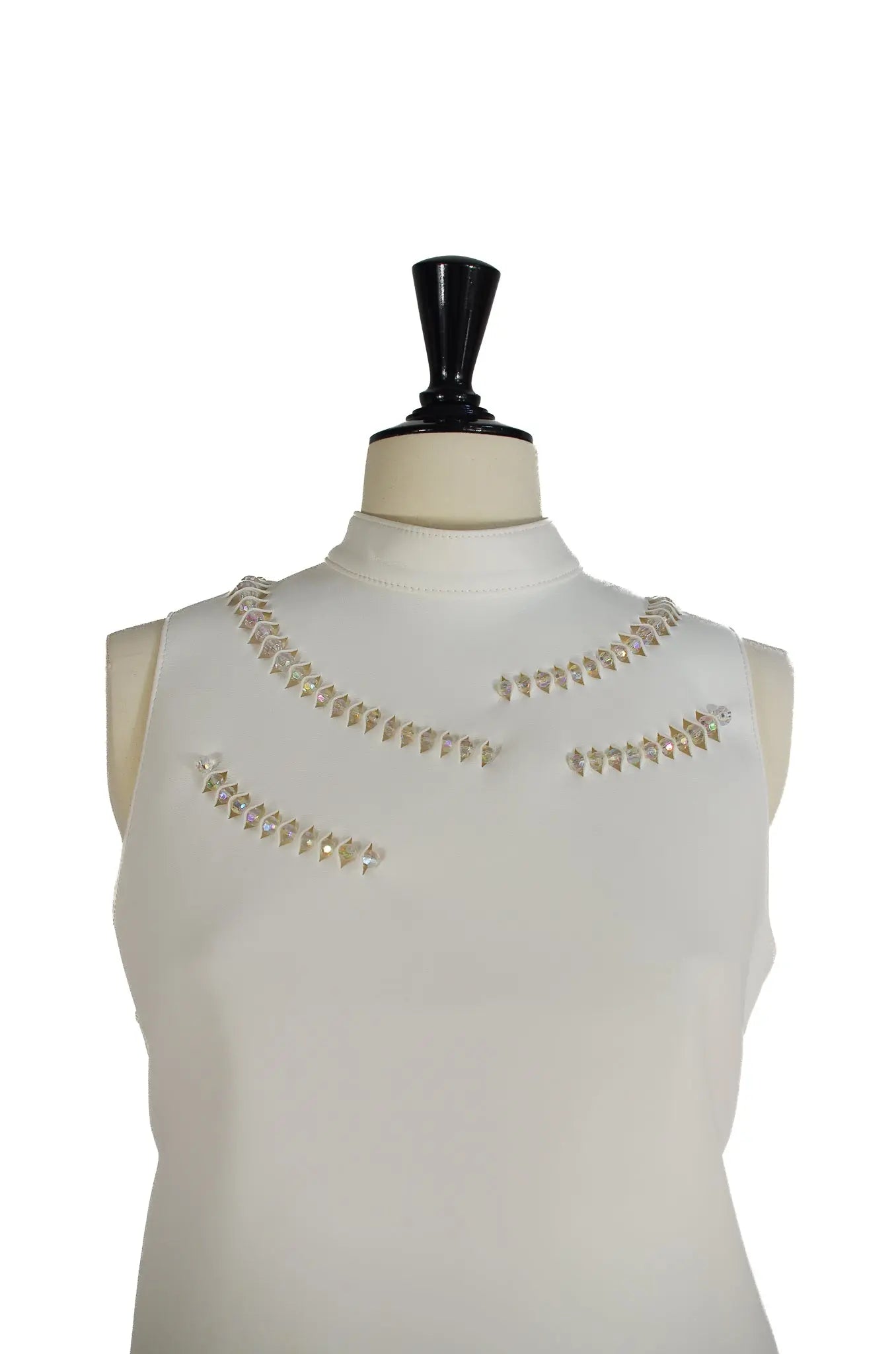 Top Sculptural à Cristaux – noir kei ninomiya AD2019 