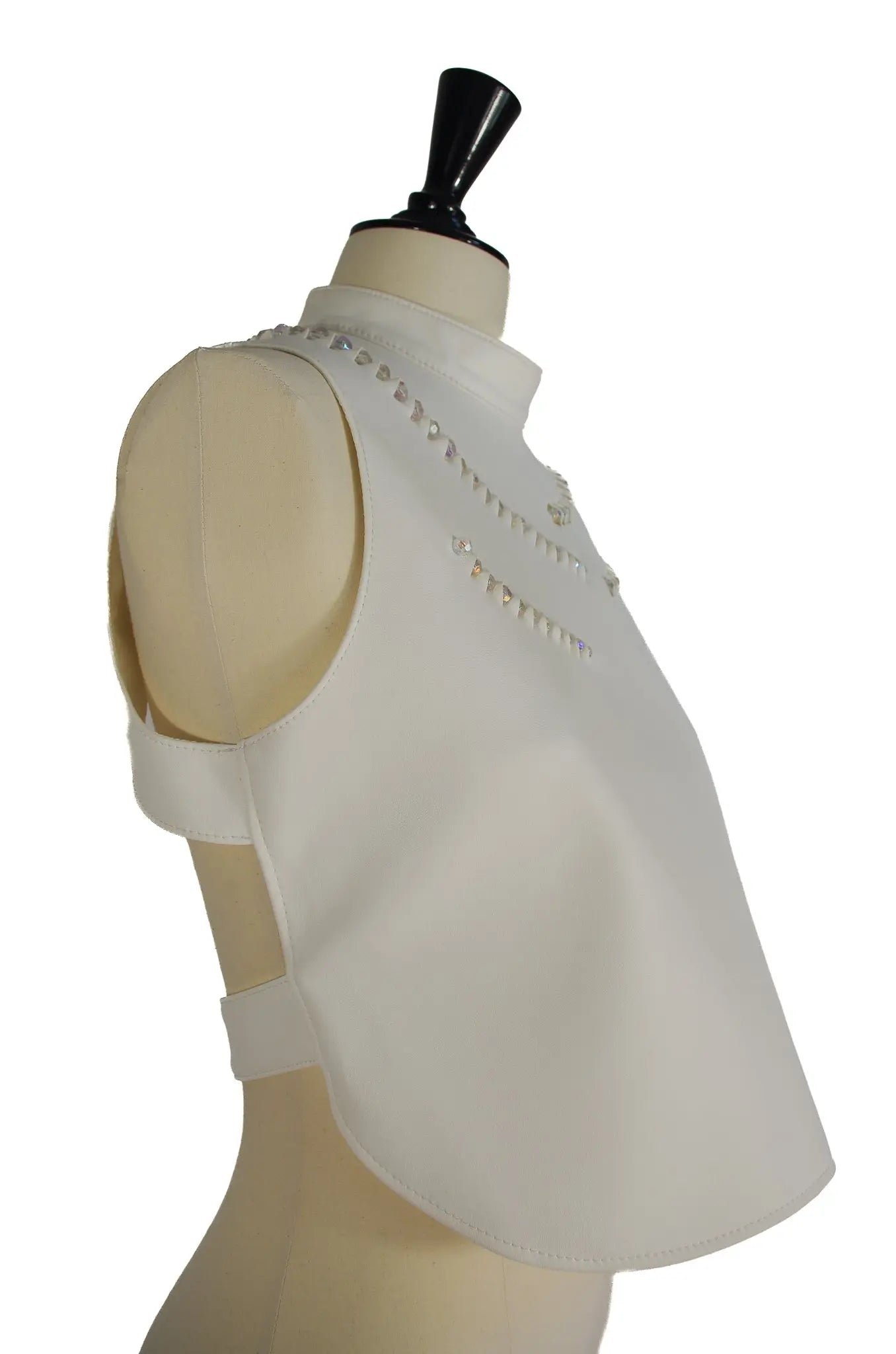 Top Sculptural à Cristaux – noir kei ninomiya AD2019 