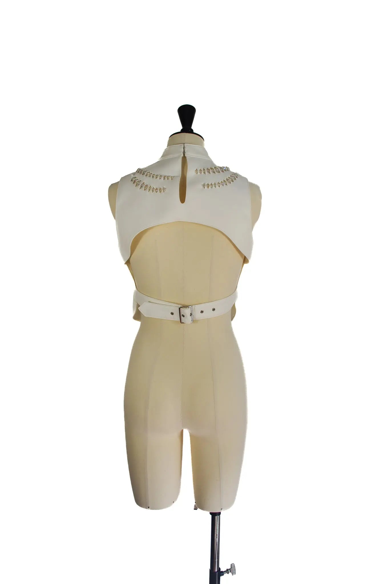 Top Sculptural à Cristaux – noir kei ninomiya AD2019 