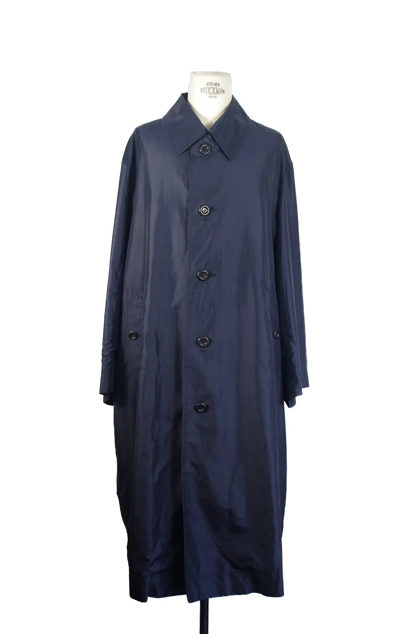 Trench oversize doublé rayé ISSEY MIYAKE - MEDIUM 