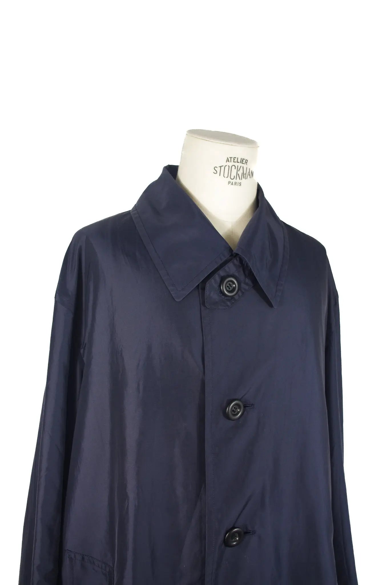 Trench oversize doublé rayé ISSEY MIYAKE - MEDIUM 
