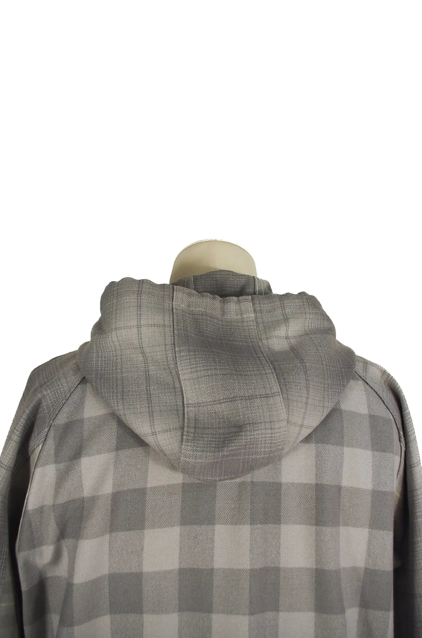 Veste à capuche oversize à carreaux – GANRYU COMME des GARÇONS – AD2014 